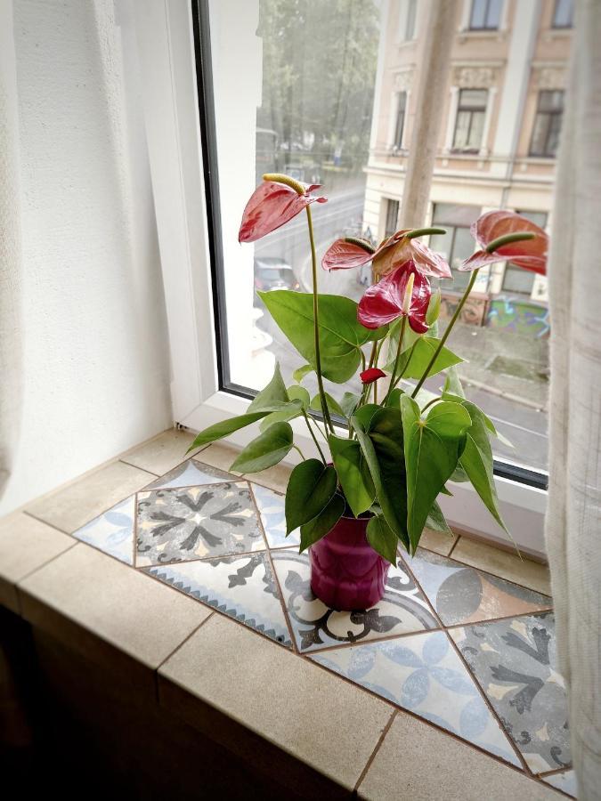 Flat In Neo Country Style Aus Gruenderzeit Bis 6 Person Leipzig Exterior foto